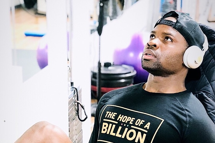 a picture of Akwasi Frimpong maintaining his focus