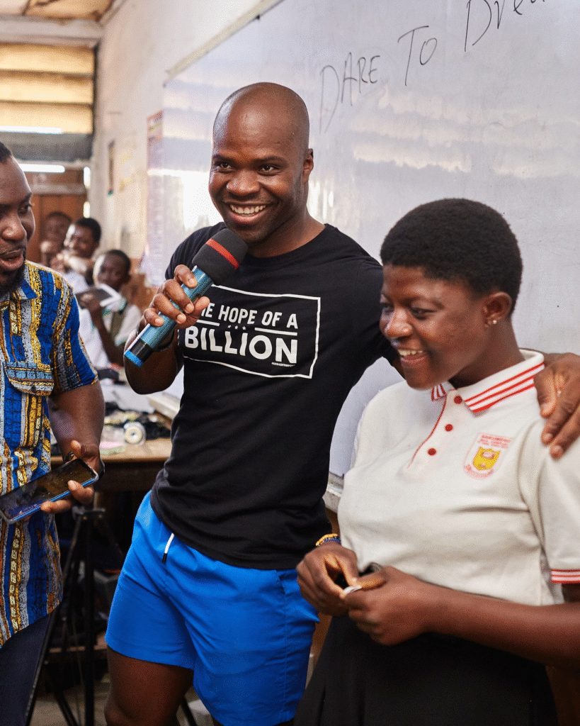 Akwasi Frimpong brings his ethic to everything.