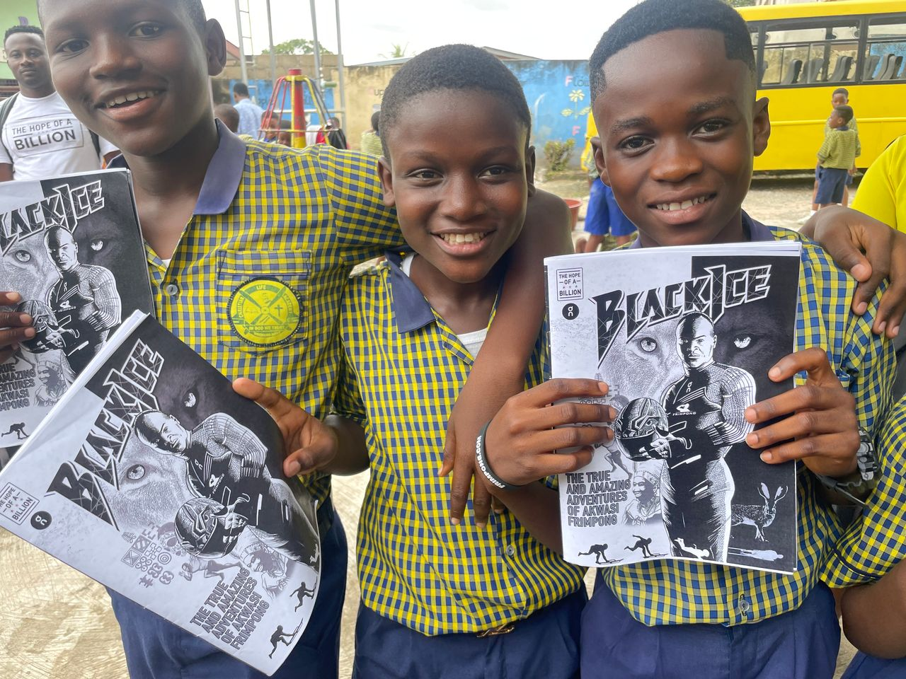 Your 500-Bar Chocolate purchase or direct donation helps Hope Of A Billion supply tools and inspiration to kids across the globe. 